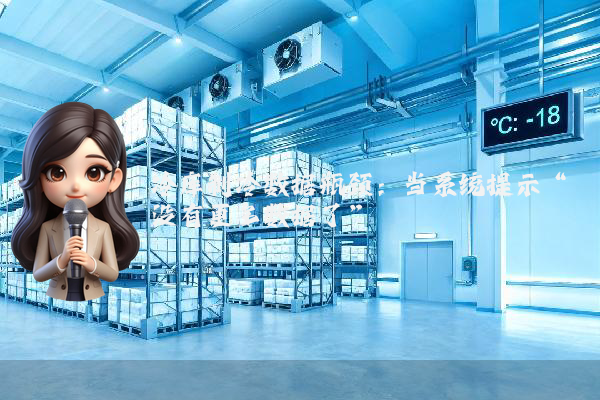 冷库制冷数据瓶颈：当系统提示“没有更多数据了”